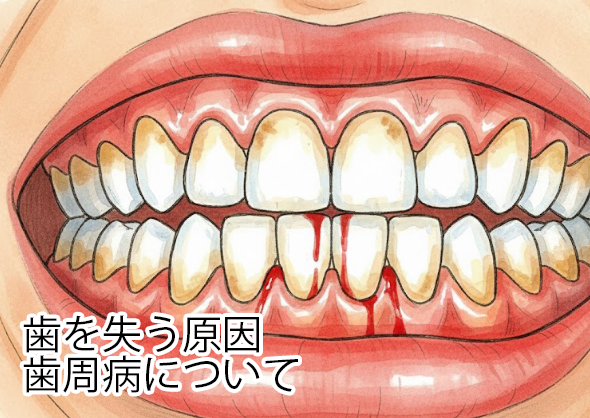 歯を失う原因歯周病について