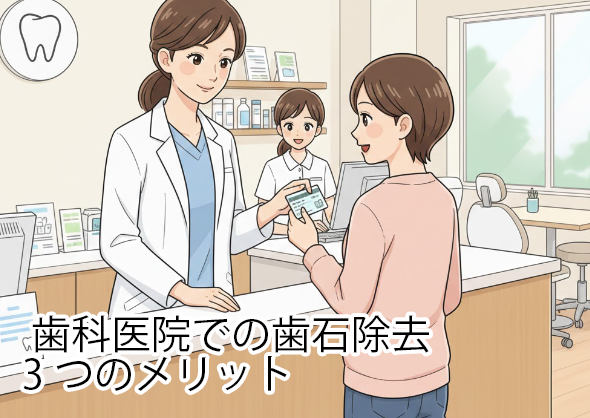 歯科医院での歯石除去：3つのメリット
