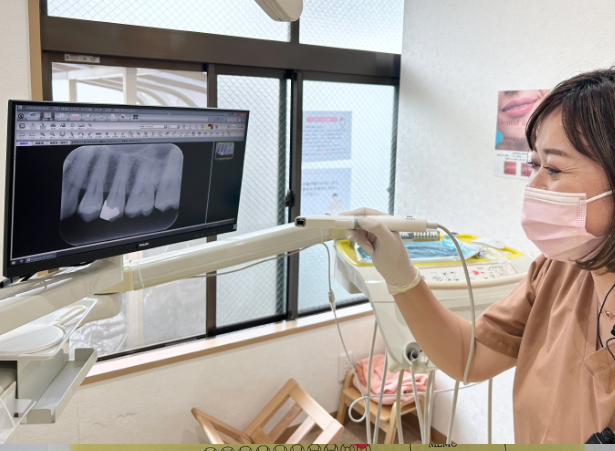 問診、口腔内のチェック