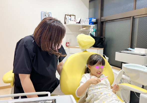 問診、口腔内の検査